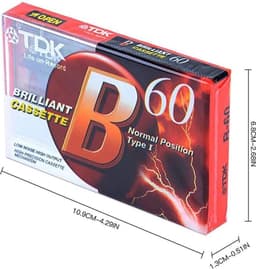 TDK B-60 Cassettetape Normal Type I EAN 4902030026257 — thumbnail 5