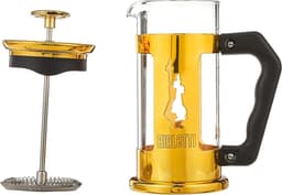 French Press Preziosa 1L goud - Bialetti Koffiemaker met Filter — thumbnail 3