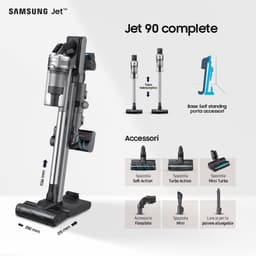 Draadloze stofzuiger zonder zak vermogen 200 W 6 accessoires tot 60 minuten looptijd zilver - Jet™ 90 Complete VS20R9046T3/ET — thumbnail 3
