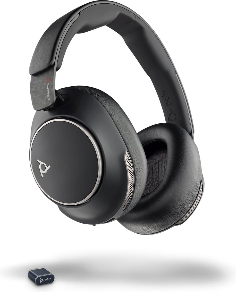 Draadloze hoofdtelefoon HP Voyager Surround 80 UC Zwart — afbeelding 1