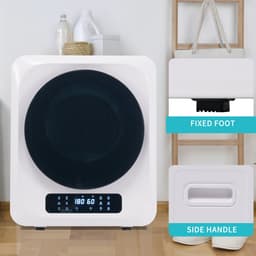 Sweiko Geventileerde wasdroger - 3 kg capaciteit - 850 W - 6 programma-instellingen - Oververhittingsbeveiliging [Energie-efficiëntieklasse G] — thumbnail 9