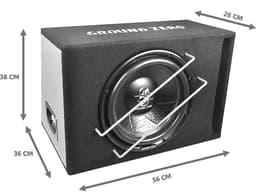 Ground Zero GZIB 12SPL - Autosubwoofer - 12“ SPL Subwoofer met Behuizing & Basreflex - 1000 Watt — thumbnail 5