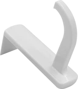 4 pack - Plastic hoofdtelefoonhouder - Koptelefoon Houder - Headset Houder - Rackstan daardhaak - voor computer Internetbar Bureau Kantoor -Monitor Houder - Zelfklevend(4-pack, Wit) — thumbnail 5