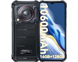 Oukitel WP36 16,6 cm (6.52") Hybride Dual SIM Android 13 4G USB Type-C 16 GB 128 GB 10600 mAh Zwart