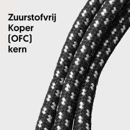 Áengus Black Tweed Gitaarkabel Instrument kabel - 6.35mm mono jack plug recht/recht - 3 meter — thumbnail 2