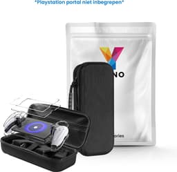 YONO Accessoires Set geschikt voor Playstation Portal - PS5 Portable Case - Screen Protector - Beschermhoes - Zwart — thumbnail 9