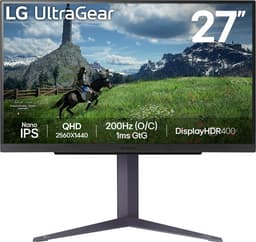 LG UltraGear 27GS85Q-B - QHD Nano IPS Gaming Monitor - 180hz - 200hz - 27 inch — thumbnail 12