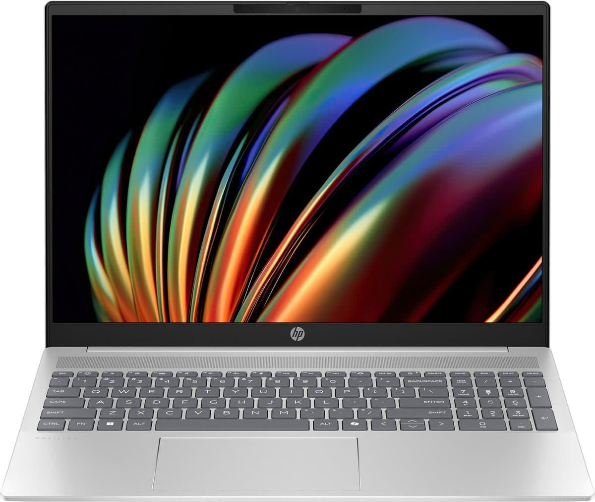 "HP Pavilion 16-af0040nd Intel Core Ultra 7 155U Laptop 40,6 cm (16"") 2K 16 GB LPDDR5x-SDRAM 1 TB SSD Wi-Fi 6 (802.11ax) Windows 11 Home AI PC Zilver" — afbeelding 1