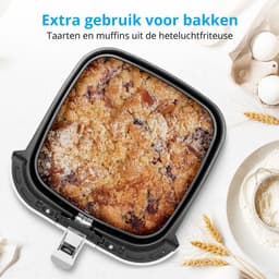 MEDION XL Airfryer E40 - 5,3 L - 2150 W - 9 programma’s - Wit — thumbnail 12