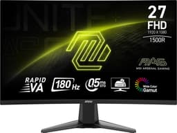 MSI MAG 27C6F - FHD Curved Gaming Monitor - 180Hz - 27 Inch — thumbnail 1