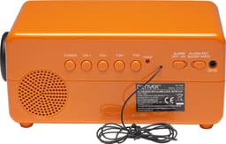 Denver Retro Wekkerradio - FM Radio - Retro Flip van Cijfers - CR425 - Oranje — thumbnail 3