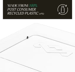 House of Marley Platenspeler Stofkap - Duurzaam Hard Plastic - Transparant - Geschikt voor de Stir It Up / Stir It Up BT / Stir It Up Lux — thumbnail 3