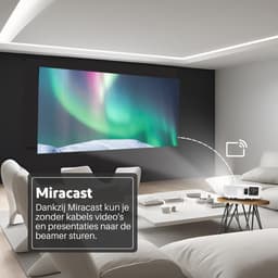 Salora BEAMER5825 - Beamer - Projector - Mini beamer - LED - HDMI - USB - TV tuner — thumbnail 4