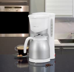 Clatronic KA 3327 - Koffiezetapparaat - Thermoskan -wit — thumbnail 1