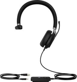 Yealink UH38 Mono Teams Headset Bedraad en draadloos Hoofdband Kantoor/callcenter Bluetooth Zwart — thumbnail 2