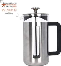 La Cafetière Pisa koffiezetapparaat met glazen frame, roestvast geborsteld staal — thumbnail 1