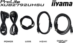 iiyama ProLite XUB2792UHSU-B6 - 27 inch - 4K - IPS - USB-Hub (3x) - Verstelbaar — thumbnail 2
