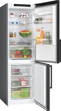 Bosch KGN36VXCT - Serie 4 - Vrijstaande koel-vriescombinatie - Zwart - Total No Frost; Nooit meer ontdooien - Zeer stil - VitaFresh - Energielabel C - VitaFresh XXL 0°C: houd etenswaren langer vers met extra ruime vershoudlades — thumbnail 12