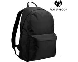 Waterdichte Rugzak - 25 Liter - Zwart - Schooltas - Laptop Rugzak - Dagelijks Gebruik, School, Reis , Sport - Rugtas - Backpack - Rugzakje - Dames, Heren, Tieners