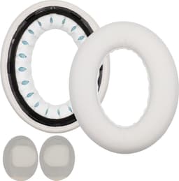 MMOBIEL Vervangende Oorkussens Geschikt voor Bose QuietComfort Ultra Wireless Noise Cancelling Hoofdtelefoons – Memory Foam en Protein PU Koptelefoon Oorkussens - Noise Isolation Earpads – Wit — thumbnail 2