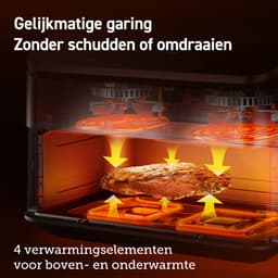 Cosori Dual Blaze Twinfry – Dubbele Airfryer XXL – 10L – Dual Zone of MegaZone – 6 Programma’s — thumbnail 10