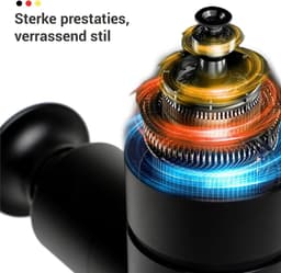 OrthoMechanik Go 2.0 - Compact Massage Gun Professional met Smartphone App-Expert Video's - Massage apparaat met accessoires en premium draagtas - Massage pistool voor sneller herstel — thumbnail 4