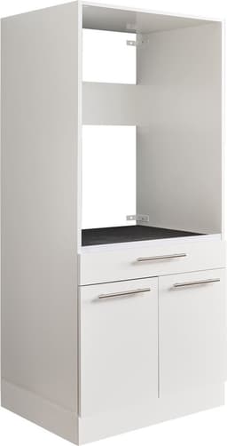 Laundry Wasmachine verhoger met lade en Linnenkast - Wasmachine ombouwkast - Wasmachine kast - Wit - Hoogte 162 cm - Wasmachine ombouw meubel — thumbnail 5