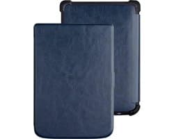 Hoes Geschikt voor Pocketbook Touch HD 3 - E-reader Hoesje Bescherm Hoesje Case Sleep Cover - Hoes Geschikt voor Pocketbook Touch HD 3 Hoesje - Donkerblauw