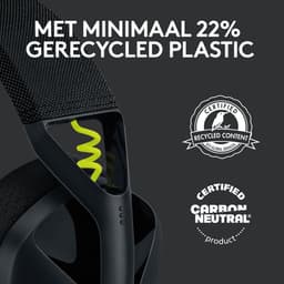 Logitech G435 LIGHTSPEED - Draadloze Gaming Headset - Bluetooth - PC, Mobile - Zwart — thumbnail 11