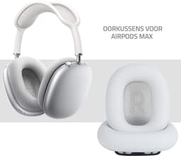 Mix Media koptelefoon oorkussens geschikt voor Apple Airpods Max wit — thumbnail 2