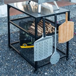 Ooni - Tafel - Medium - Pizza tafel - 60x80x 90cm - RVS - Zwart — thumbnail 5