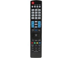 Universele afstandsbediening geschikt voor alle LG | LCD | LED | SMART | APPS televisie's [ TV ] - zwart