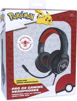 Pokémon - Pro G4 koptelefoon - afneembare microfoon - lange kabel - extra comfortabel — thumbnail 5