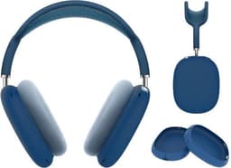 KELERINO. Siliconen Case geschikt voor AirPods Max - Accessoire - Blauw — thumbnail 3