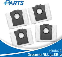 Dreame RLL32SE-2 Stofzakken (4 Stuks, Plus.Parts® alternatief voor RDB8) — thumbnail 1
