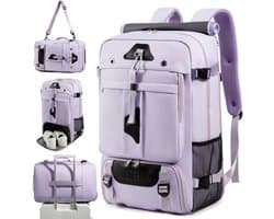 Grote Laptop Rugzak 17,3 Inch – Lichtgewicht Reis- en Business Rugtas met Schoenenvak