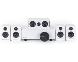 Monaco 5.1 Draadloos Home Cinema Systeem - Dolby Atmos - WiSA Technologie - Ultra-Lage Latentie - Surround Sound Set - Wit