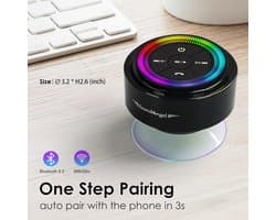 Douche Speaker - Draagbare Radio - Bluetooth - Waterdicht - Geluid