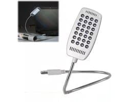 Flexibele USB LED Leeslamp met Aan/Uit Schakelaar - Zwanenhals Verlichting voor Laptop en PC