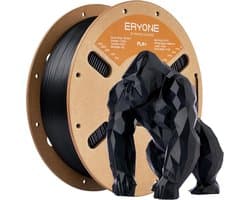 3D Printer Filament - PLA Plus Draad - Modellen Printen - Verbeterde Taaiheid - 1.75 mm 1 kg - Zwart