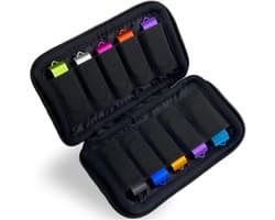 USB-sticks Opbergtas - Voor 10 USB-geheugensticks/flashdrives - Tas Organizer - Geheugenkaarten Case - Organizer - Opbergtas voor USB-sticks - Case Voor USB-sticks - Externe Harde Schijf Case - Organiseren en Beschermen van je USB Sticks - Zwart