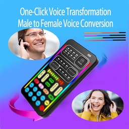 Ynkkvre -Handheld Voice Changer met 8 Stemmodi & 8 Geluidseffecten – Plug & Play Stemvervormer voor Gaming, Streaming en PC/Smartphone (3.5 mm) — thumbnail 4