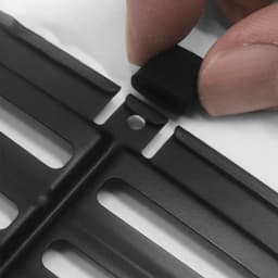 8 stuks - Siliconen beschermhoes voor airfryer - Vervangende siliconen voetjes voor airfryer - Beschermkap van siliconen - Zwart - airfryermat - krasbestendig ontwerp - beschermt de bakplaat - compatibel met diverse merken airfryers — thumbnail 6