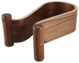 Houten hoofdtelefoonstandaard, universele houder voor over-ear headsets, stabiel en decoratief, hoofdtelefoonhouder voor kantoor, studio, thuis, walnoot — thumbnail 2