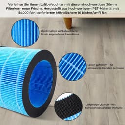 Filters voor luchtbevochtigers - Onderdeelnummer FY3446 - geschikt voor Philips Luchtbevochtiger 2000 Serie luchtreiniger - HU2716 - HU3915 - HU3916 - HU3918 - HU2718 luchtbevochtigers — thumbnail 5
