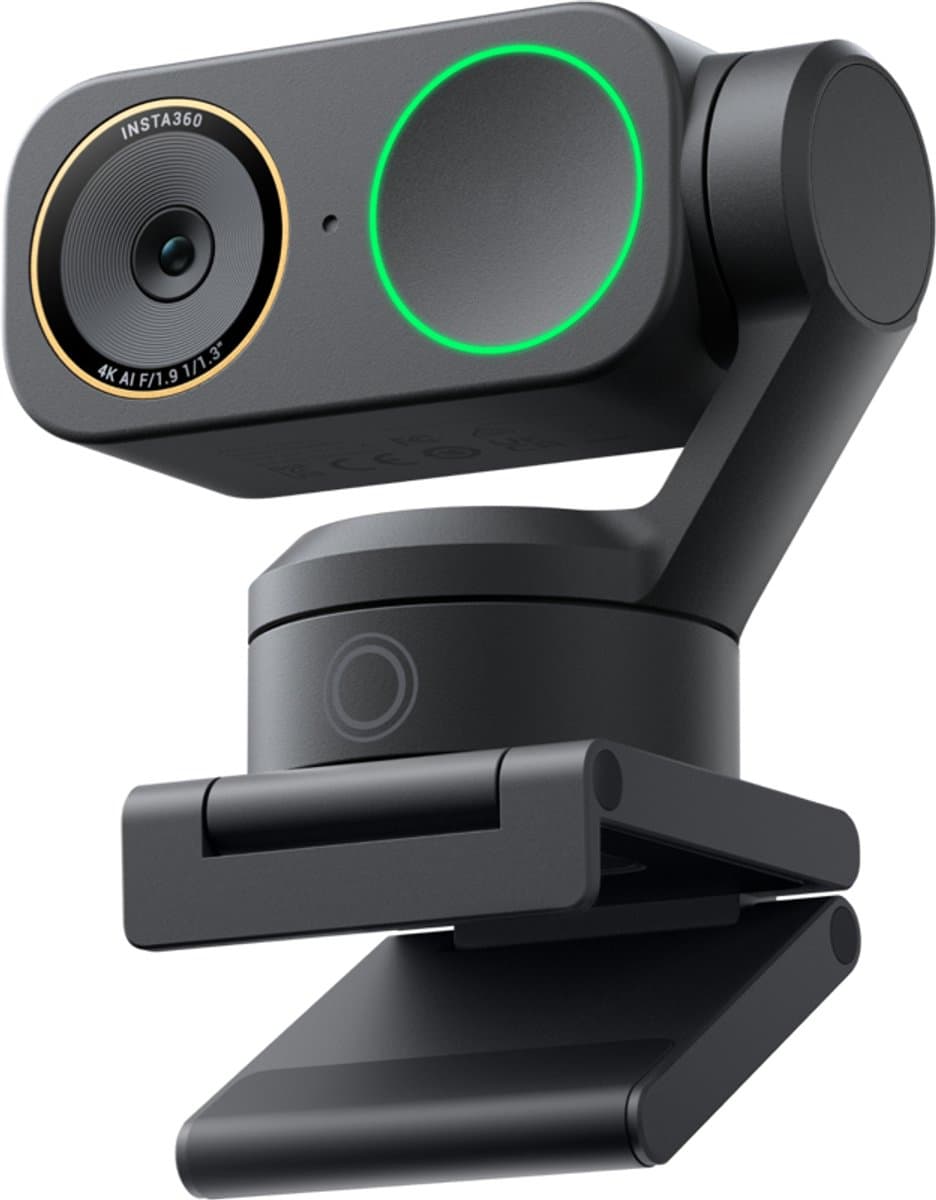 Insta360 – Link 2 Pro Graphite Black - AI-gestuurde Speakerphone - Inclusief Wave — afbeelding 1