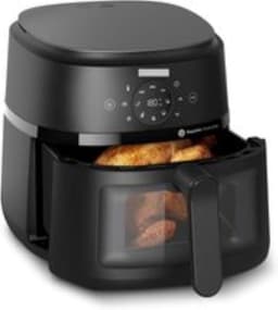 Airfryer 2000 Serie 6.2L - 1700W Vermogen, Kookvenster, RapidAir-technologie, Digitaal touchscreen, 13 kookopties, Tot 90% minder vet, Zwart (NA230/00) — thumbnail 2