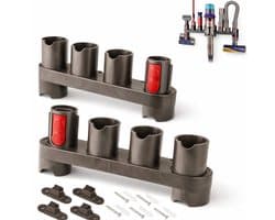 Dutchers® Ophangsysteem geschikt voor de Dyson V7, V8, V11, V12, V15 Gen 5 modellen - Wandhouder stofzuiger - Muurbeugel - Onderdelen Steelstofzuiger - Wall mount - Stofzuigeraccessoires - Docking station stofzuiger - Ruimtebesparend en stijlvol