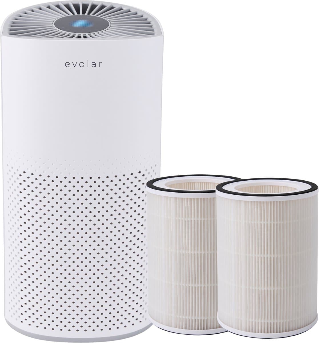 Evolar Luchtreiniger met 2x HEPA 13 Filter - CADR: 200m3/h - Air Purifier - Slaapmodus - Luchtkwaliteit Indicator - Pure4 — afbeelding 1