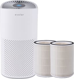 Evolar Luchtreiniger met 2x HEPA 13 Filter - CADR: 200m3/h - Air Purifier - Slaapmodus - Luchtkwaliteit Indicator - Pure4 — thumbnail 1